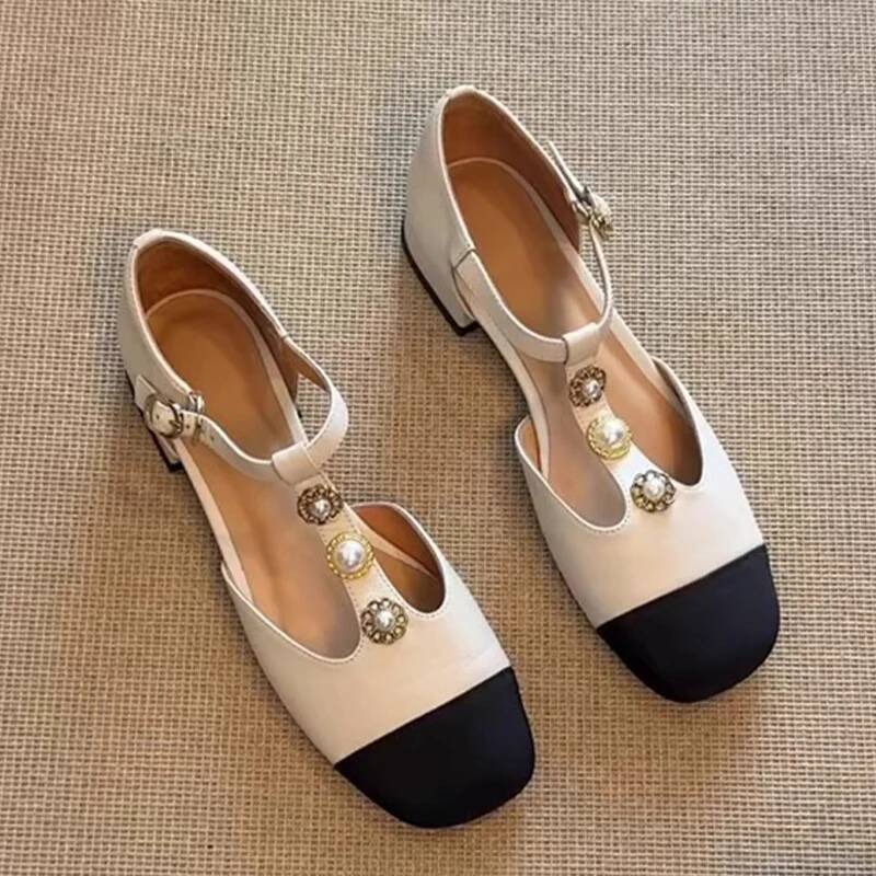 Street Fashion Designers - Women Square Toe Heeled Sandals Summer