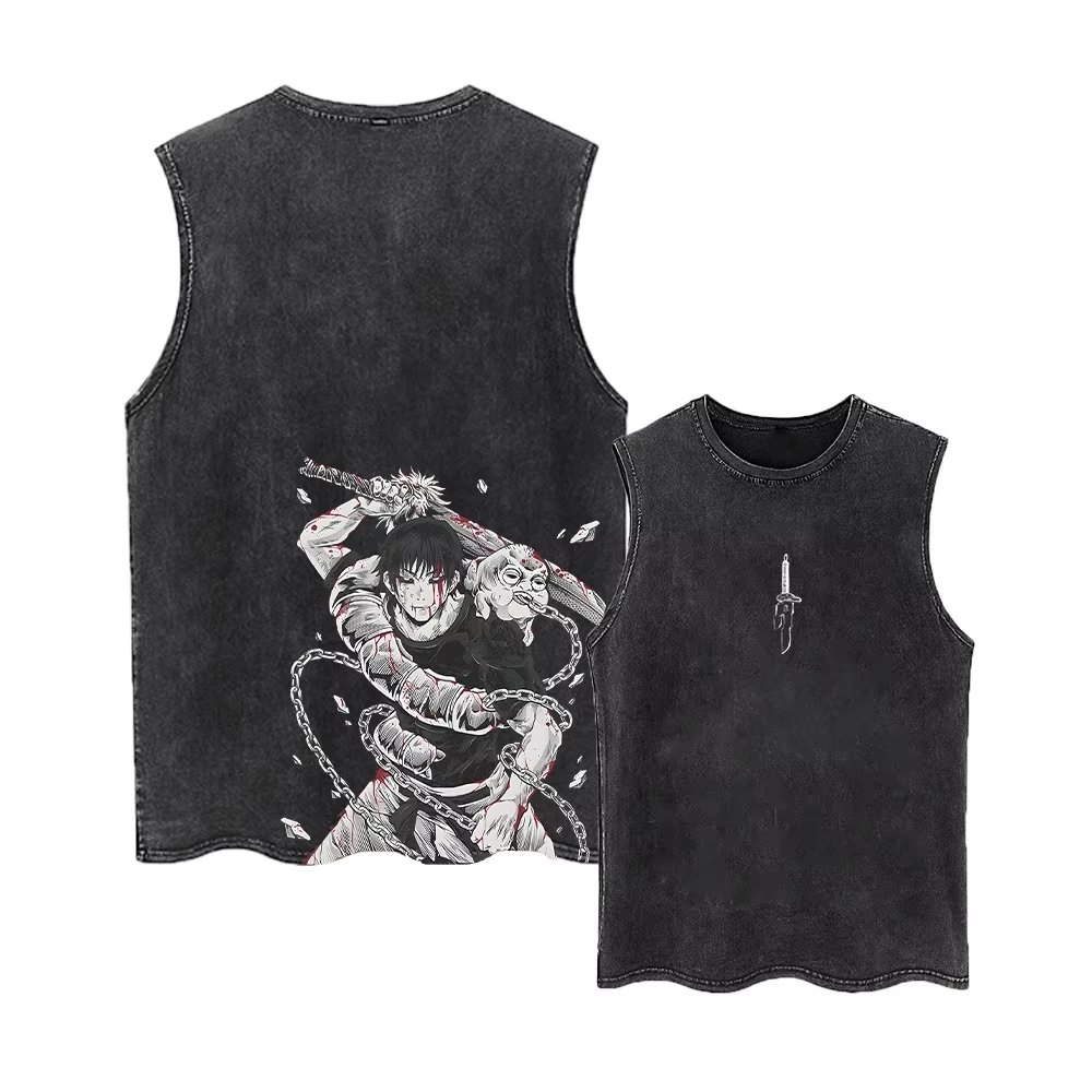 Street Fashion Vest - 2026 Jujutsu Kaisen Summer Gym Vest