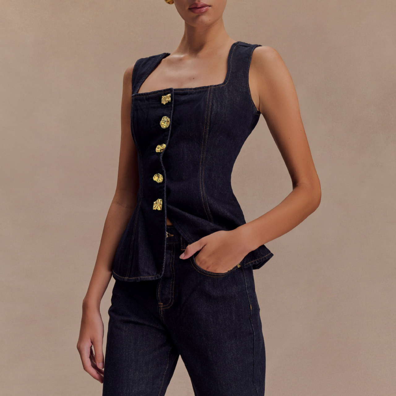 Summer Denim Pant Sets Women 2 - Street Fashion Vest review and price