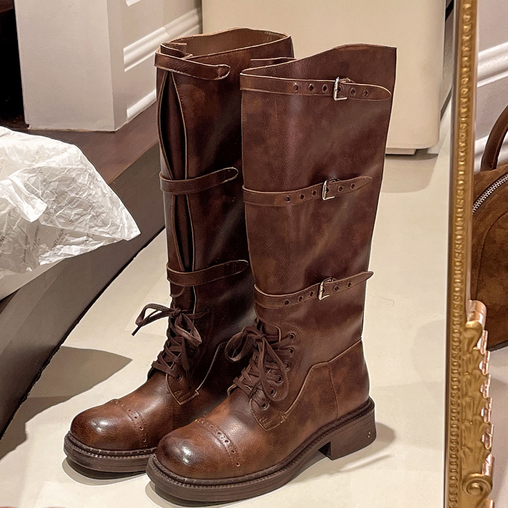 Women's Knee High Boots Vintag - Street Fashion Designers review and price