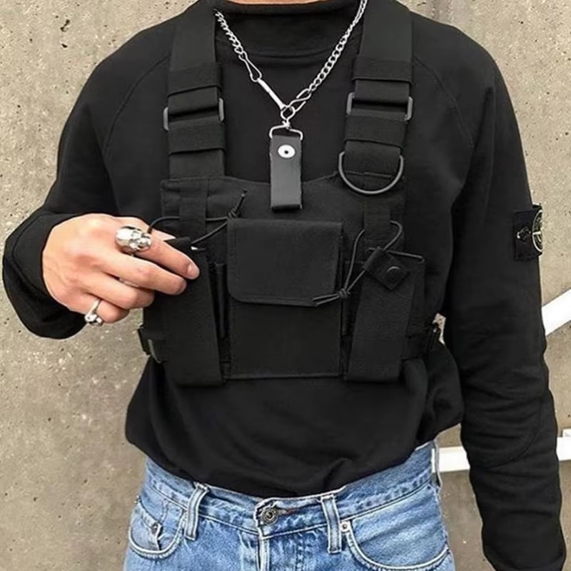 Functional Tactical Chest Bag  - Street Fashion Types review and price