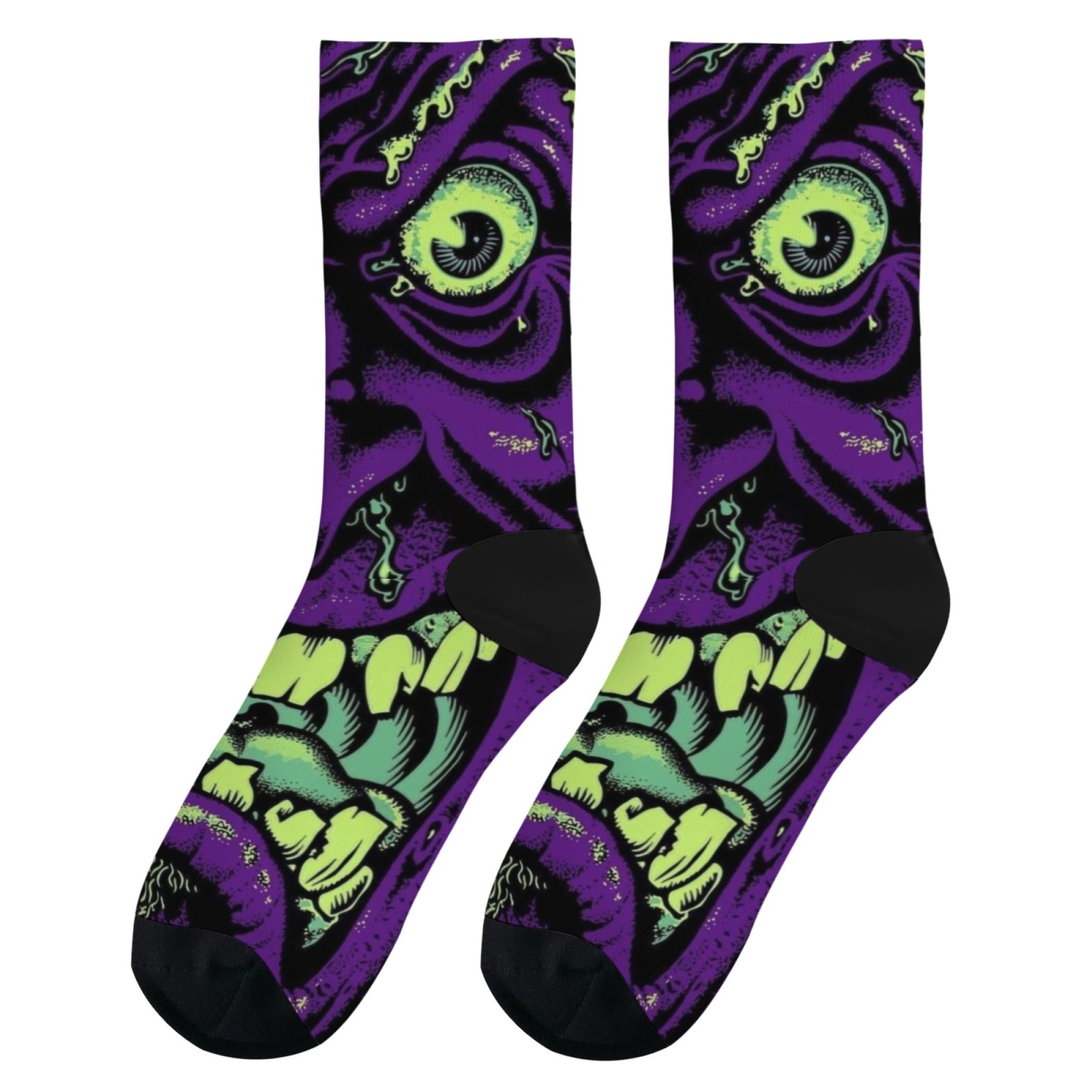 Vibrant Weird Monster Art Crew - Street Fashion Theme review and price