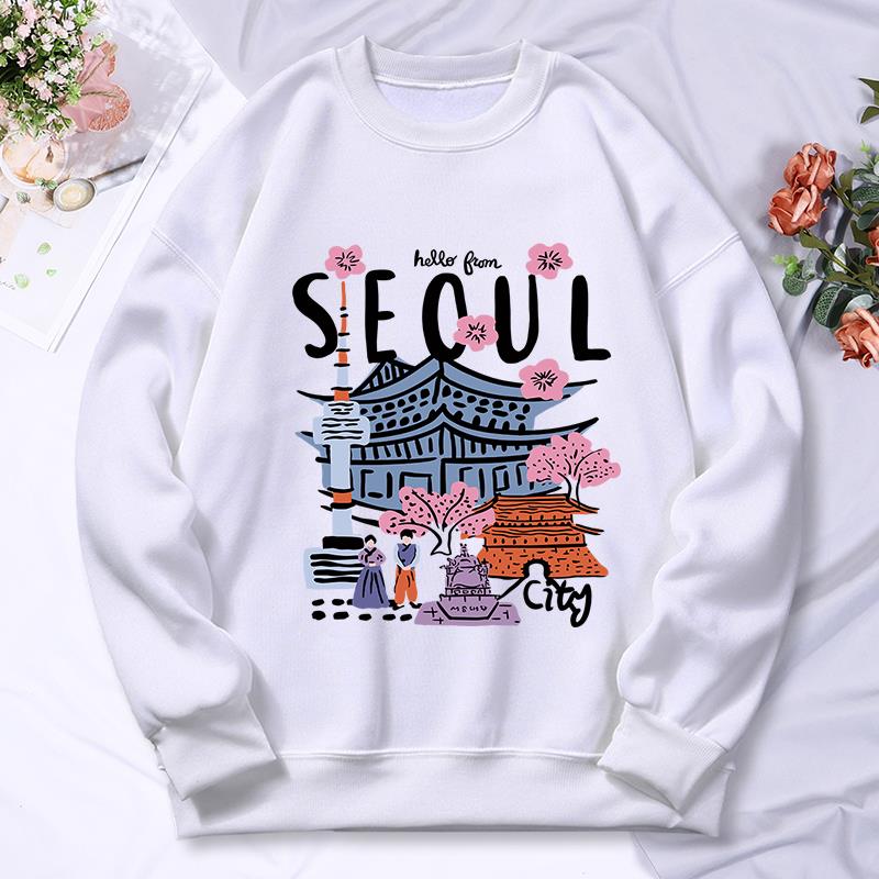 Seoul Beautiful Scenery Printi - Street Fashion Of Seoul review and price
