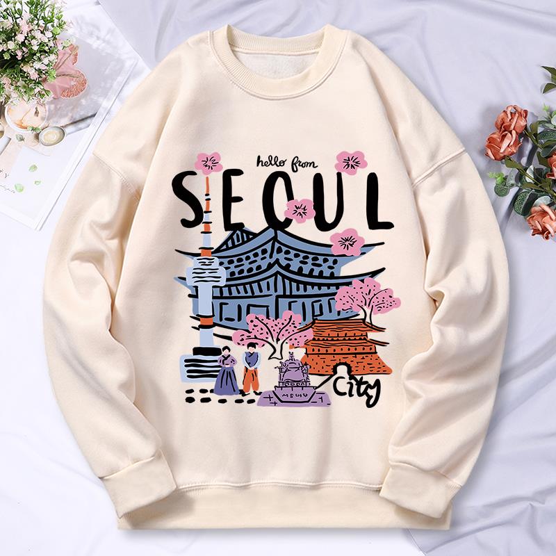 Seoul Beautiful Scenery Printi - Street Fashion Of Seoul review and price