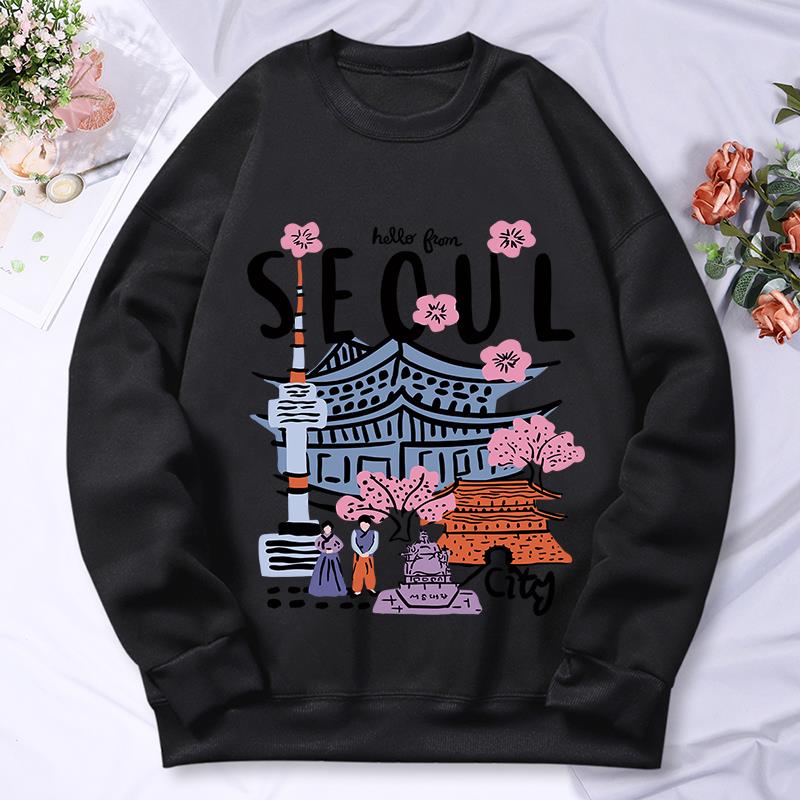 Seoul Beautiful Scenery Printi - Street Fashion Of Seoul review and price