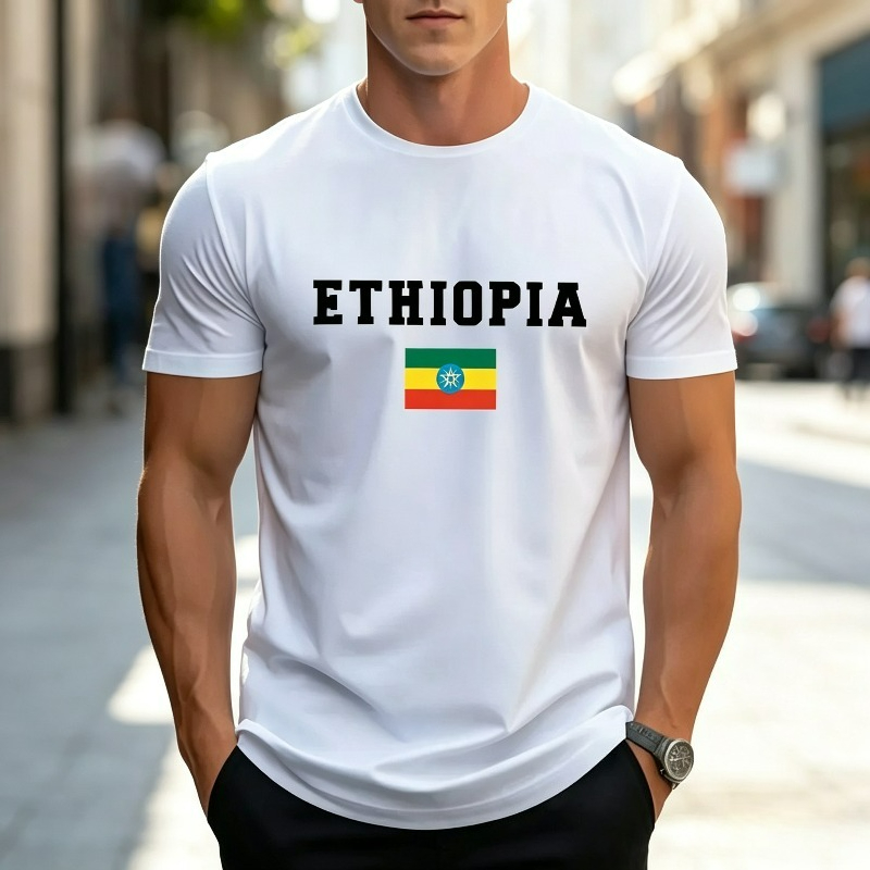 Men Streetwear T-Shirt ETHIOPI - Street Fashion Theme review and price