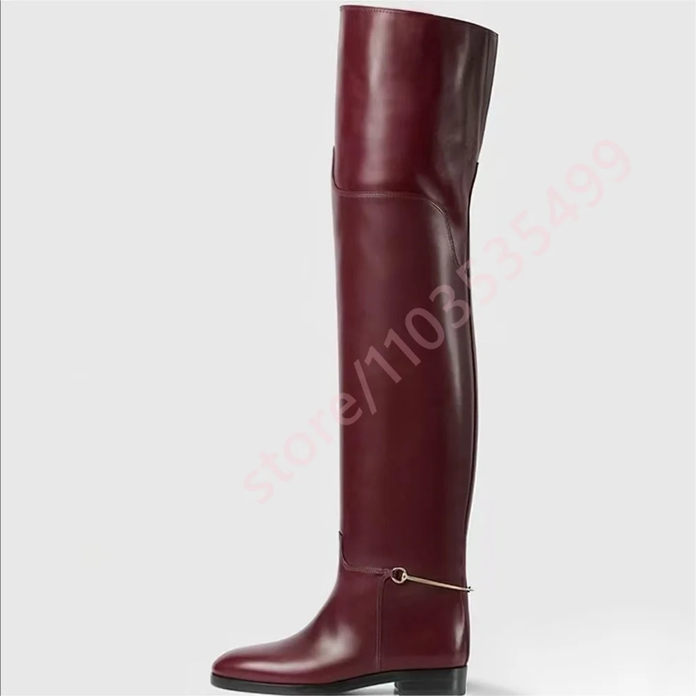 2025 Ladies Round Toe Over Kne - Street Fashion Lady review and price