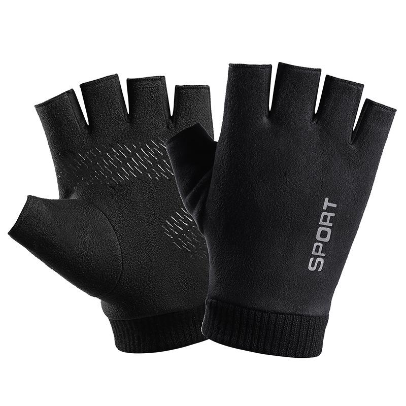 Men Winter Suede Leather Plush - Street Fashion Gloves review and price