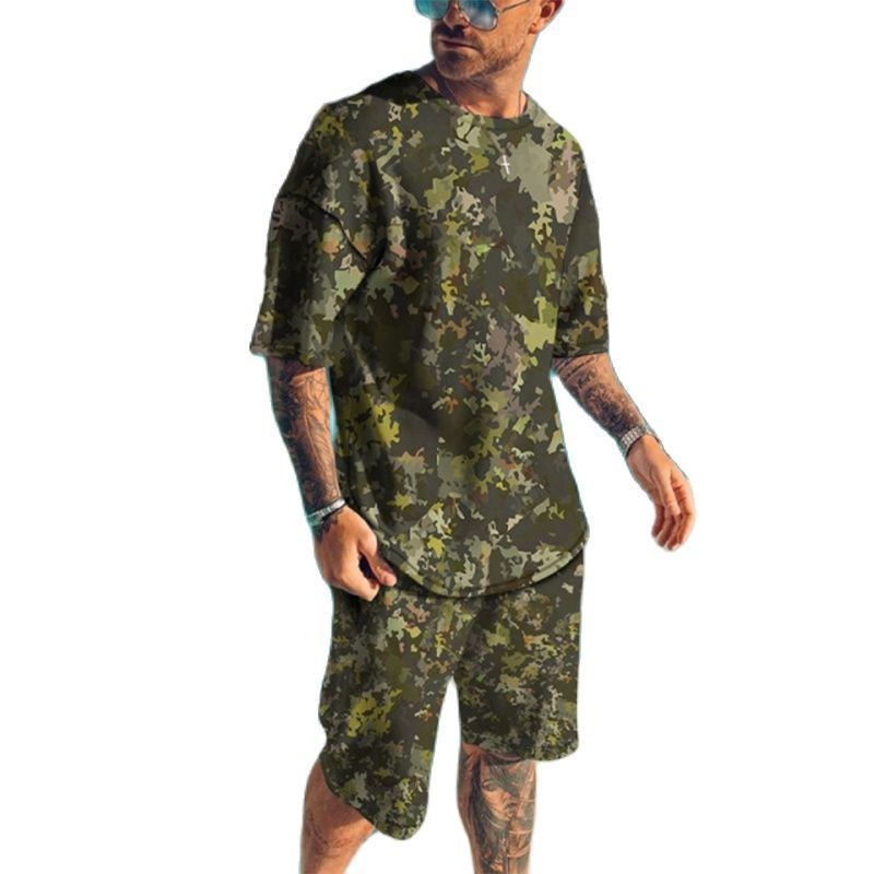 Summer New Men's Tracksuits 3D - Camo Pattern Set review and price