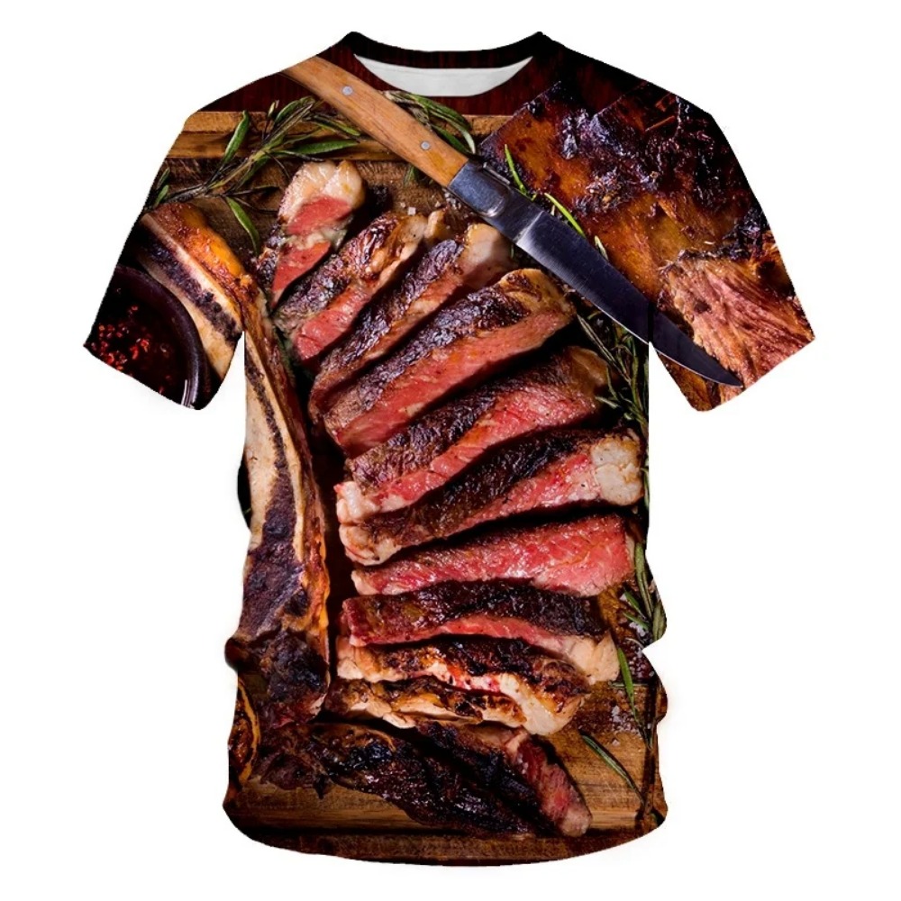 Funny Creative Food-themed Pat - Street Fashion Theme review and price