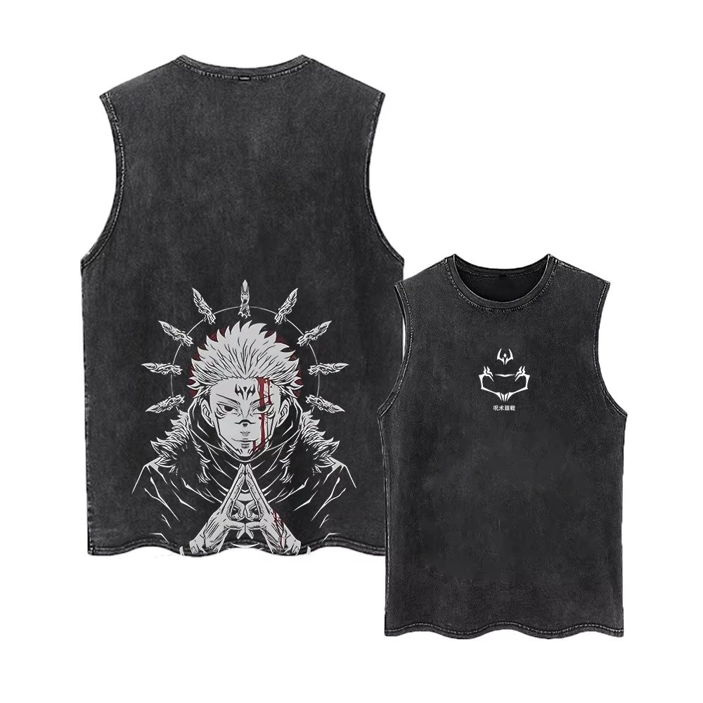 2026 Jujutsu Kaisen Summer Gym - Street Fashion Vest review and price